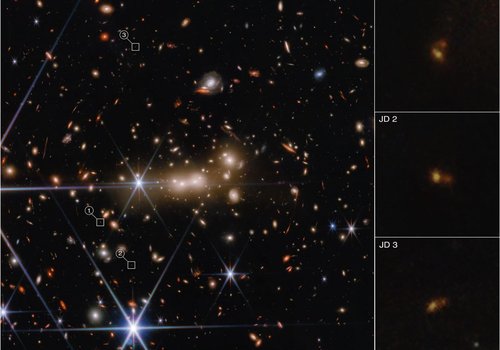 Джеймс Уэбб открывает новый потрясающий вид на раннюю Вселенную